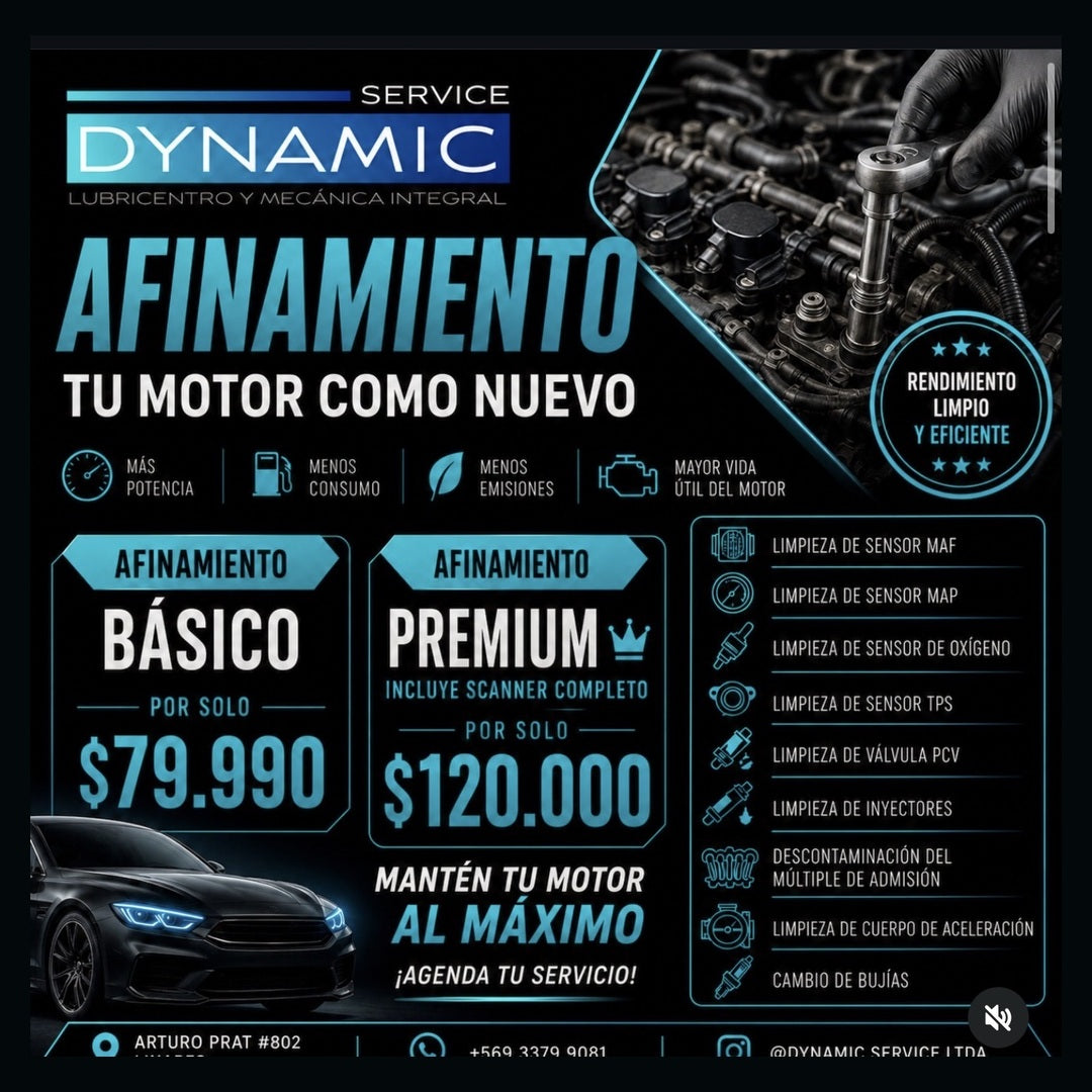 Afinamiento básico y premium Dynamic Service