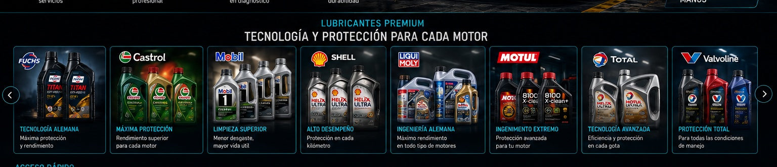 Lubricantes y aceites para motor